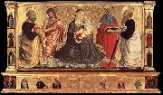 GOZZOLI, Benozzo Madonna and Child with Sts John the Baptist, Peter, Jerome, and Paul dsgh oil painting reproduction